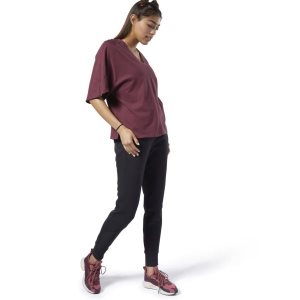 Reebok Training Supply T Shirt Damen - Bordeaux - DE 610-PGF